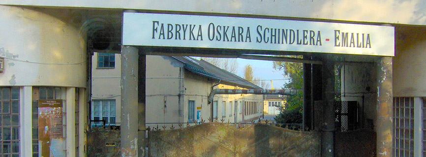 Schindlers factory tour - the entrance to the museum. 