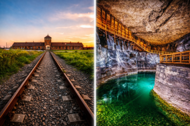 Auschwitz and Salt mine in one day