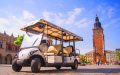 Krakow sightseeing by electric golf cart