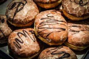 Traditional Polish food - pączki