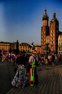 Krakow tourists attractions - street artists 