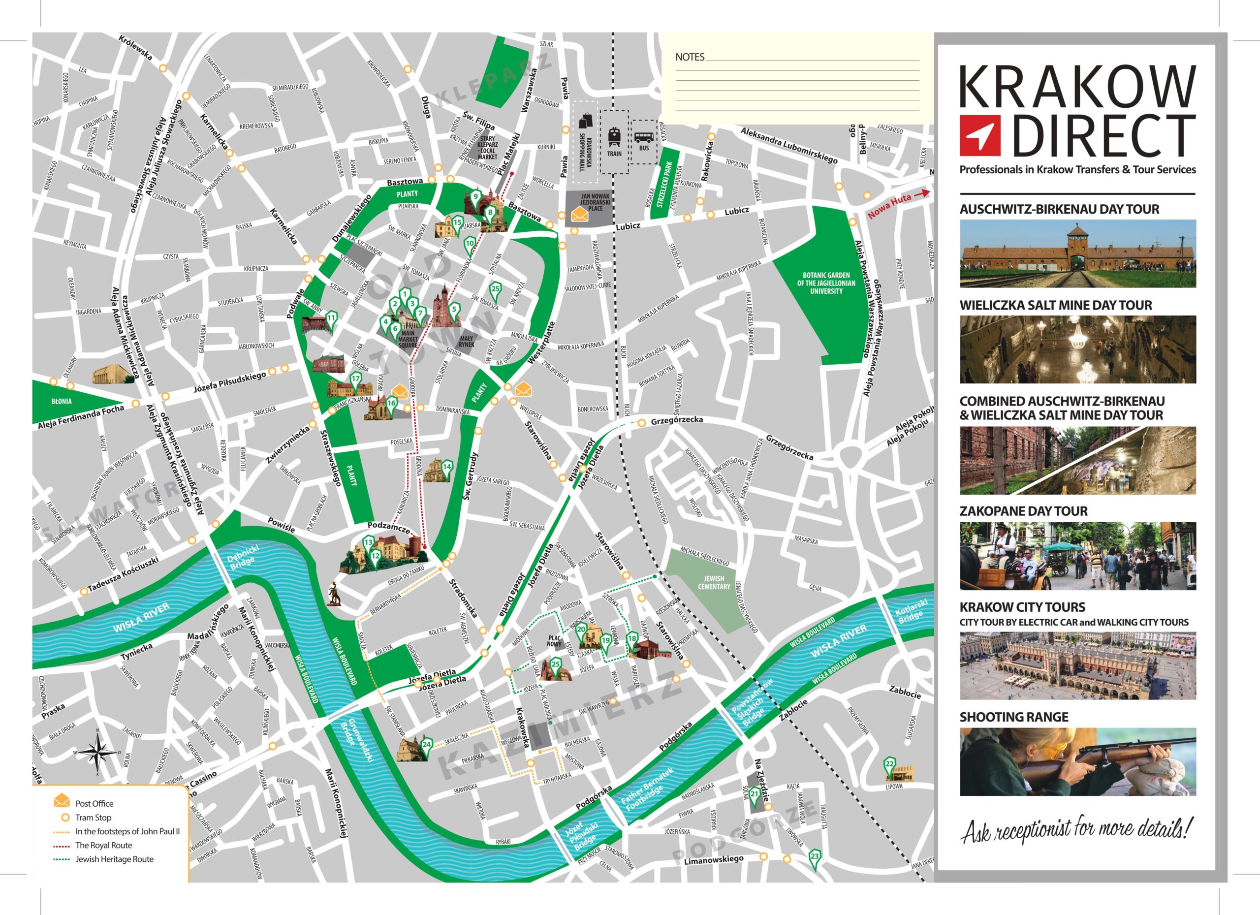 Krakow Map PDF) with Krakow