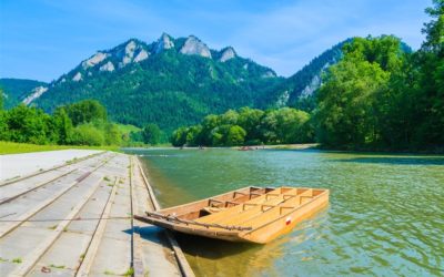 Raft on dunajec