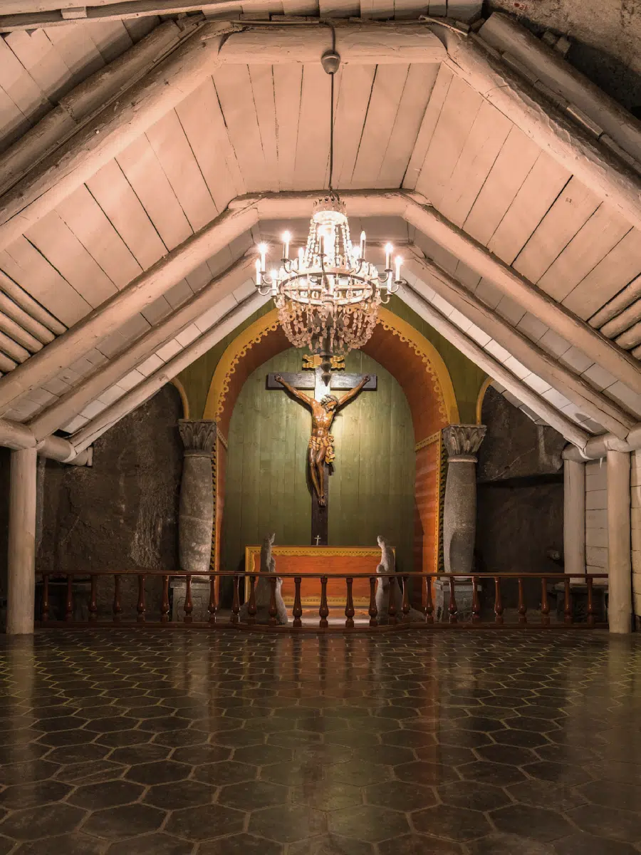 Holy Cross Chapel in Wieliczka Salt Mine