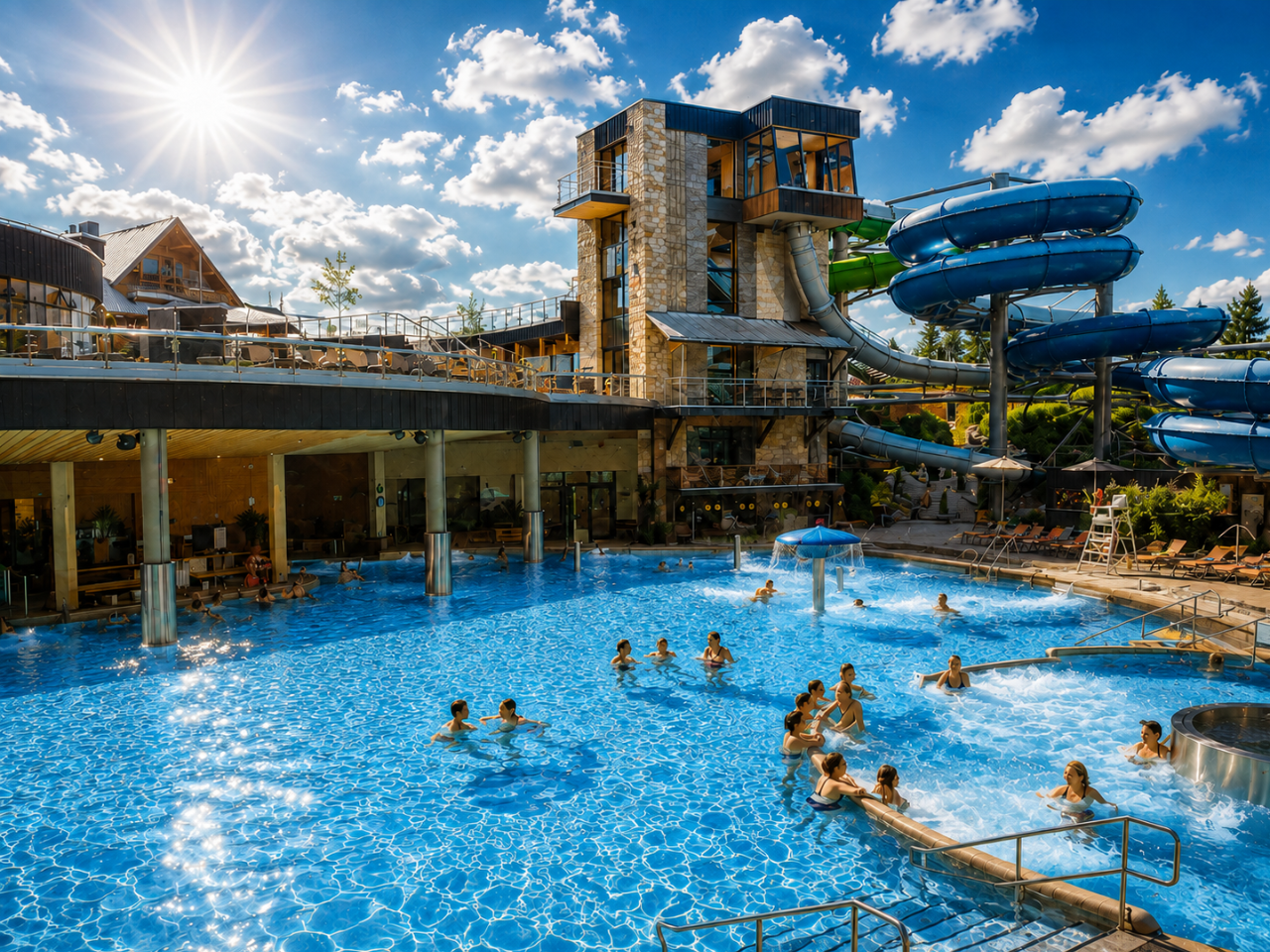 zakopane-thermal-baths-water-slides Zakopane thermal baths with water slides