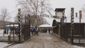 Auschwitz gate - Arbeit macht frei